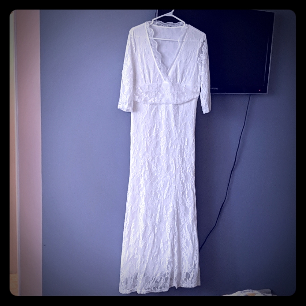 White dress